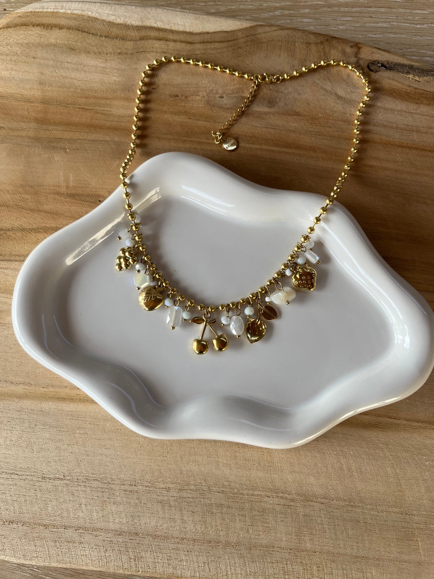 Collier LILI doré acier inoxydable