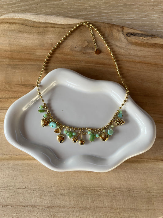 Collier LILI doré acier inoxydable