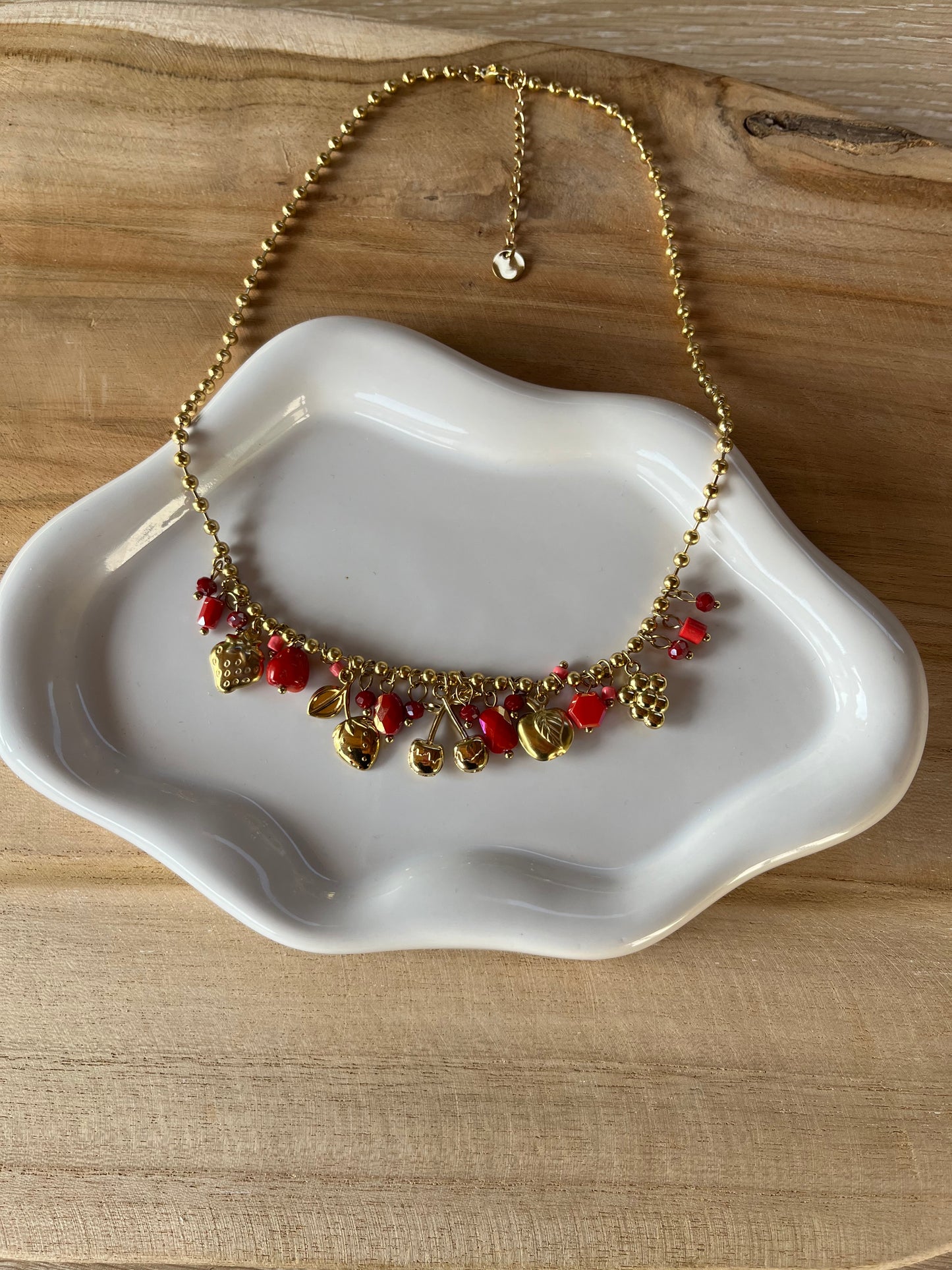 Collier LILI doré acier inoxydable