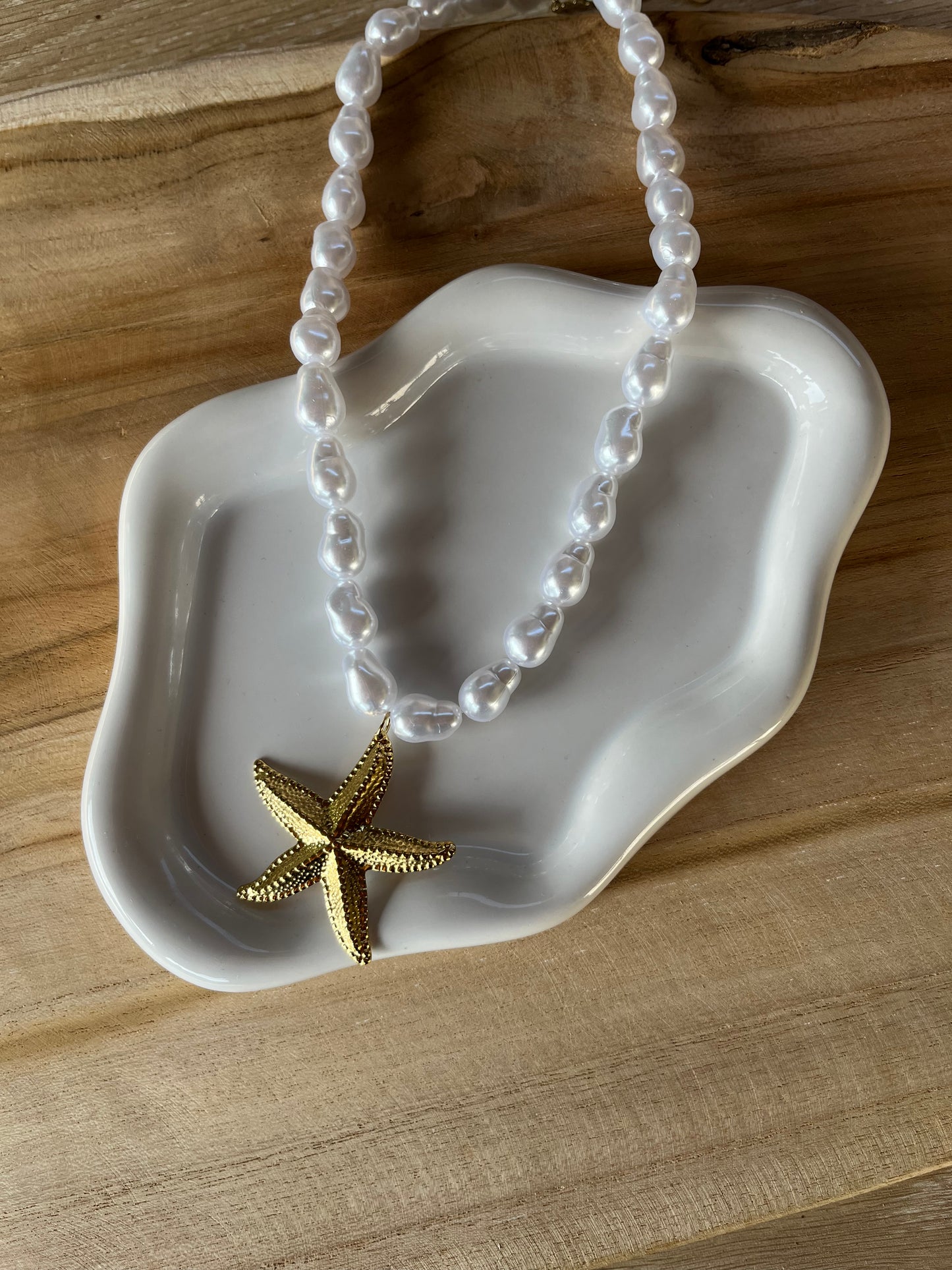 Collier TIMEA doré acier inoxydable