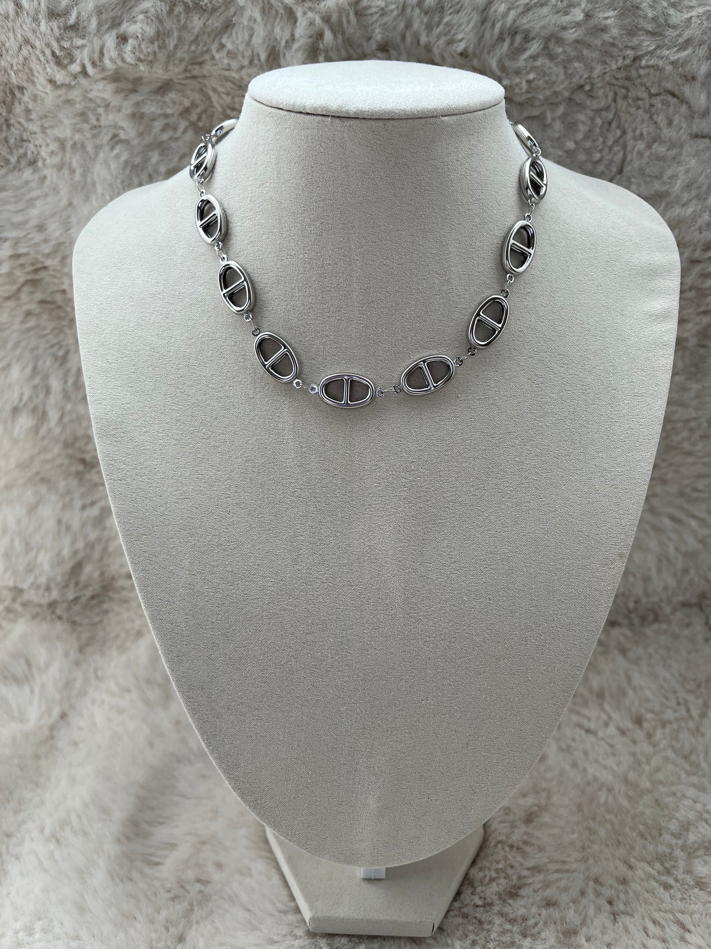 Collier HANEIA acier inoxydable argenté ou doré