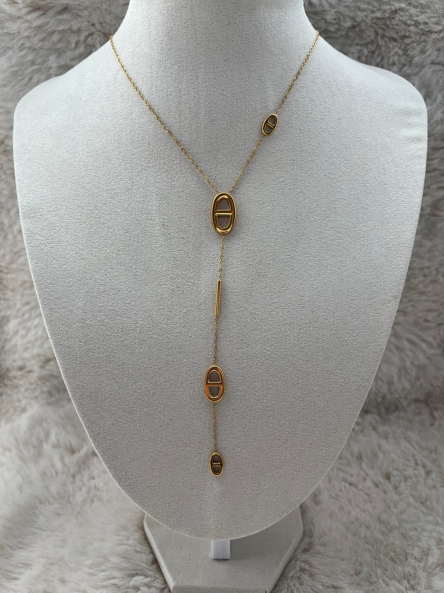 Collier CHLOE acier inoxydable doré