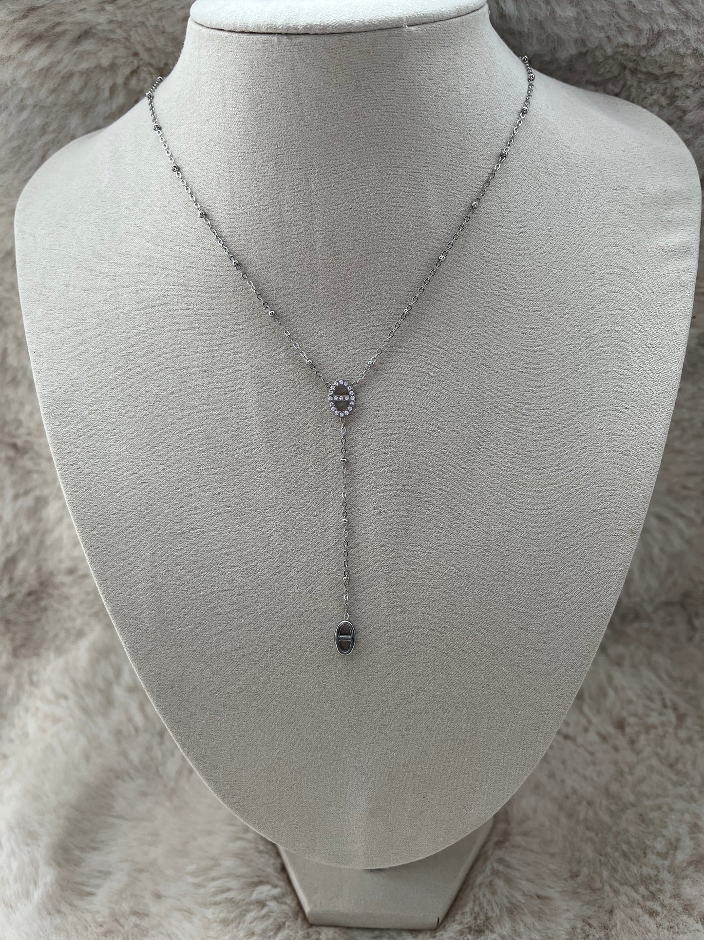 Collier TIA acier inoxydable argenté ou doré