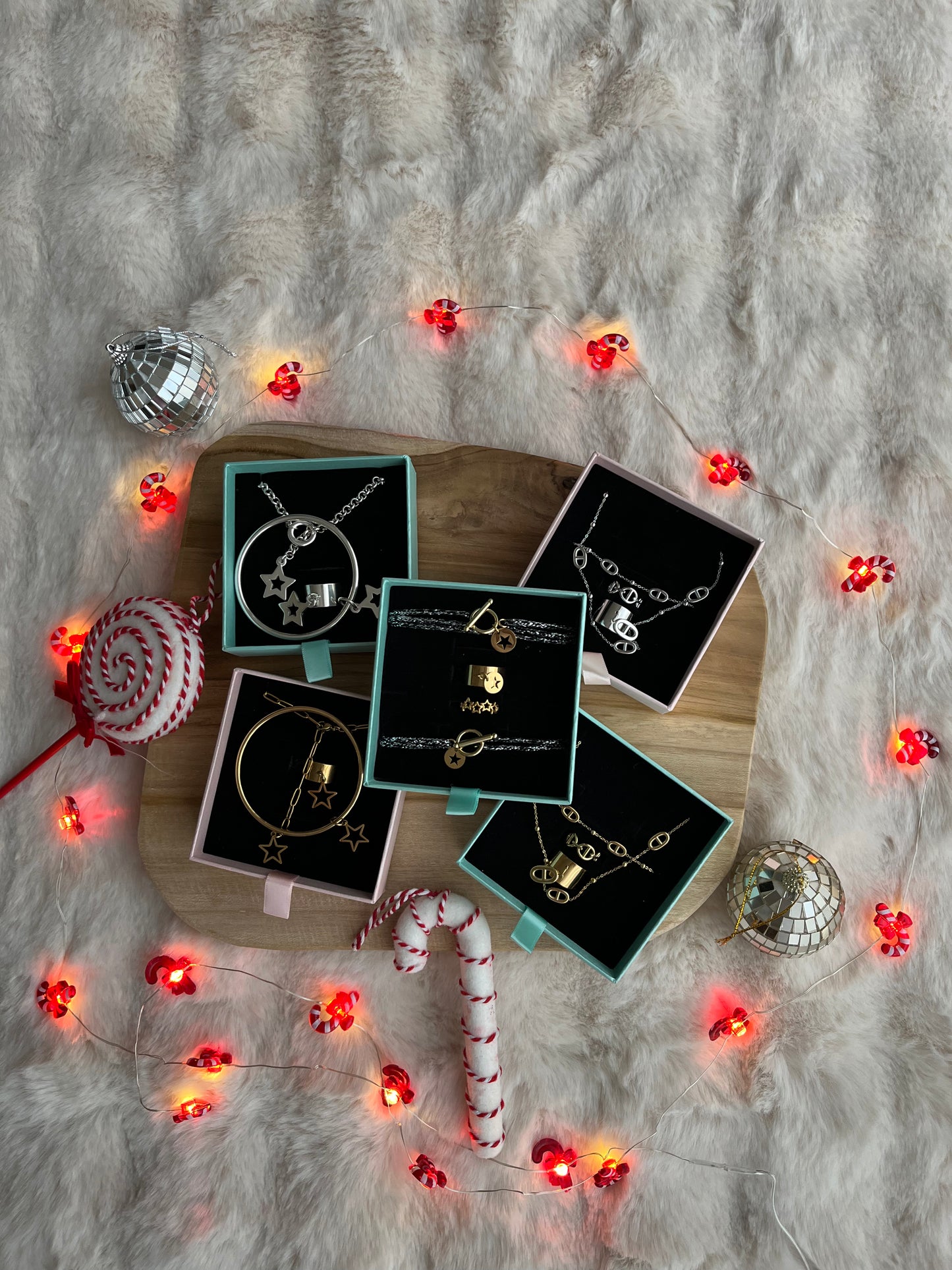 COFFRET MAILLE MARINE ARGENTE en acier inoxydable