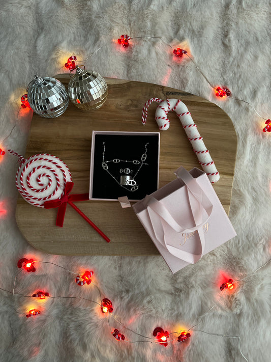 COFFRET MAILLE MARINE ARGENTE en acier inoxydable