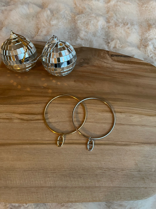 Jonc Mathilde en acier inoxydable