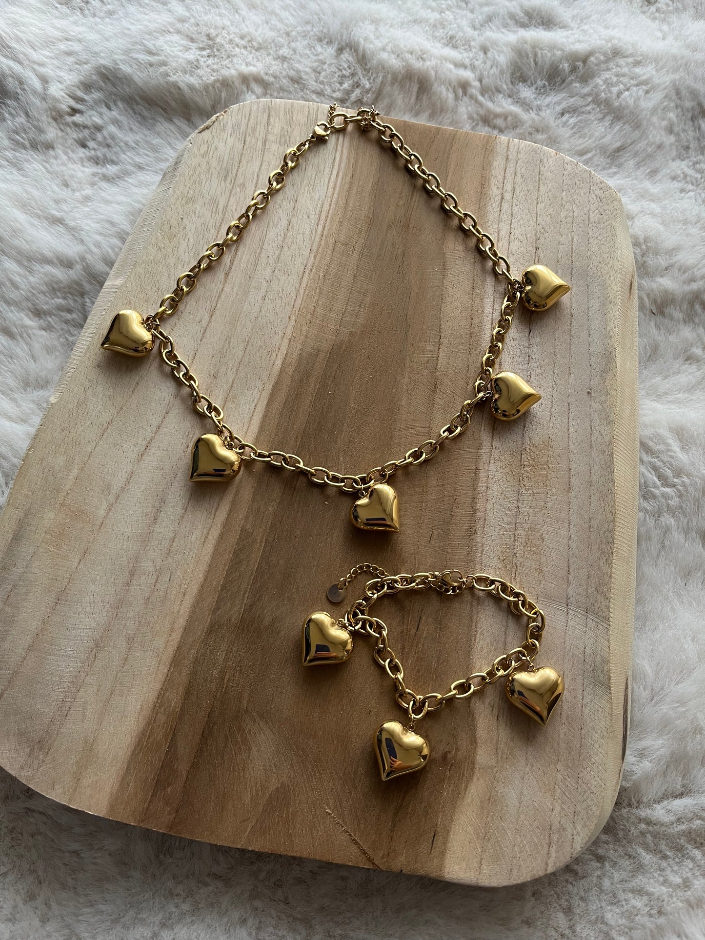 Coffret Coeur charms doré ou argenté