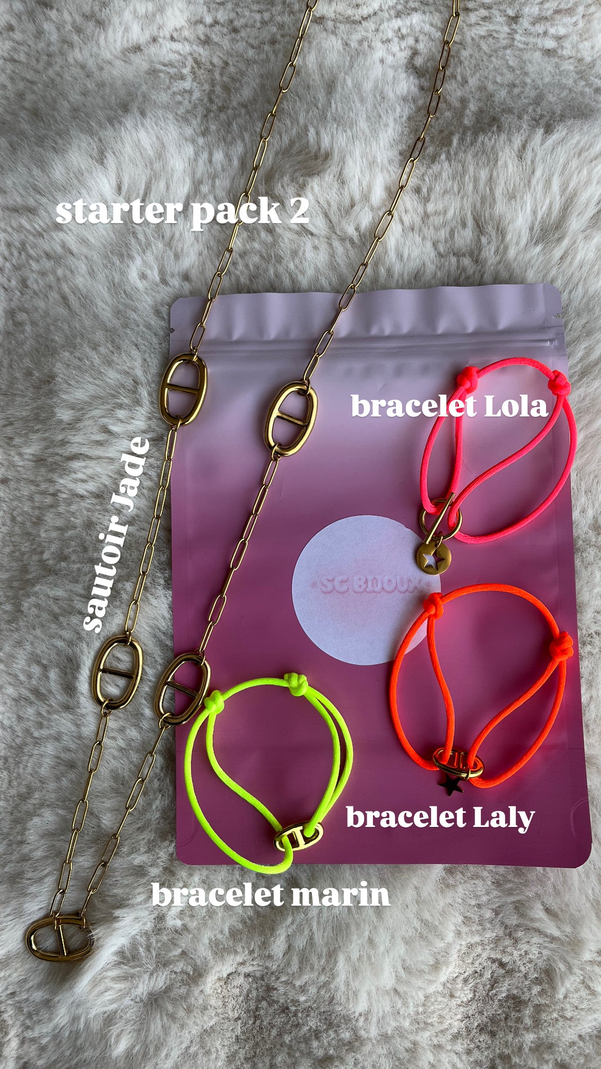 STARTER PACK 2 DORÉ acier inoxydable