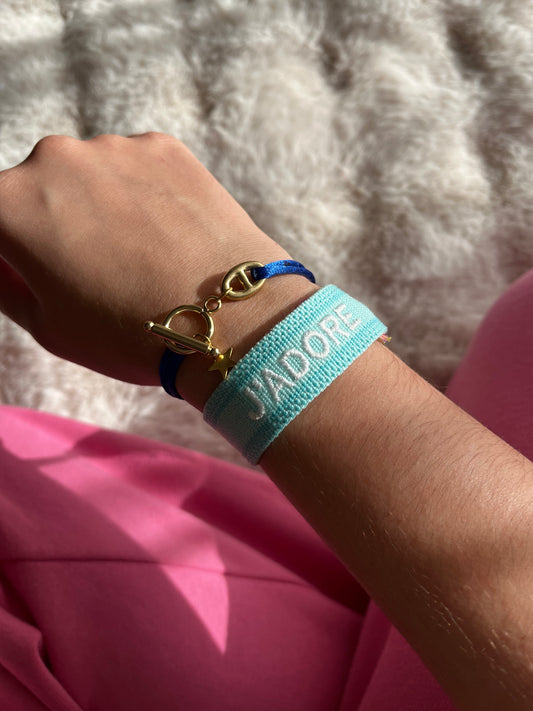 Bracelet AMAYA doré acier inoxydable