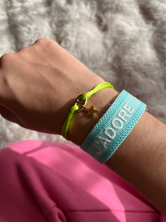 Bracelet LALY doré en acier inoxydable