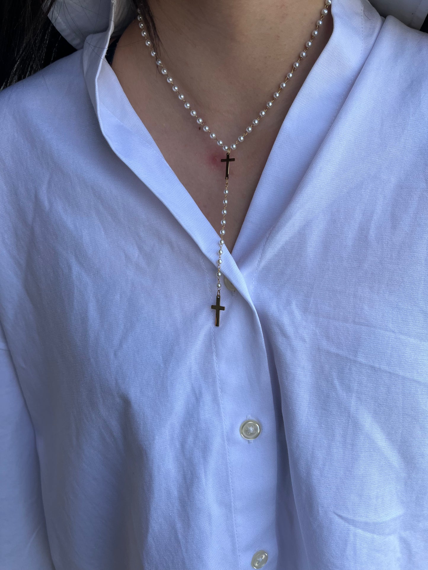 Collier Maria acier inoxydable argenté ou doré