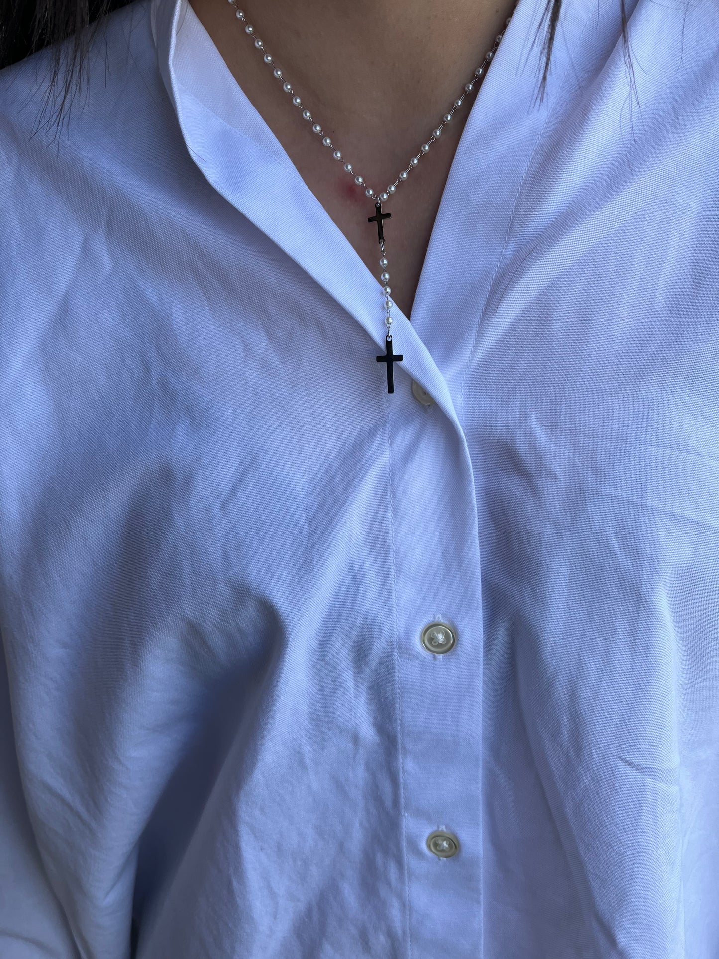 Collier Maria acier inoxydable argenté ou doré