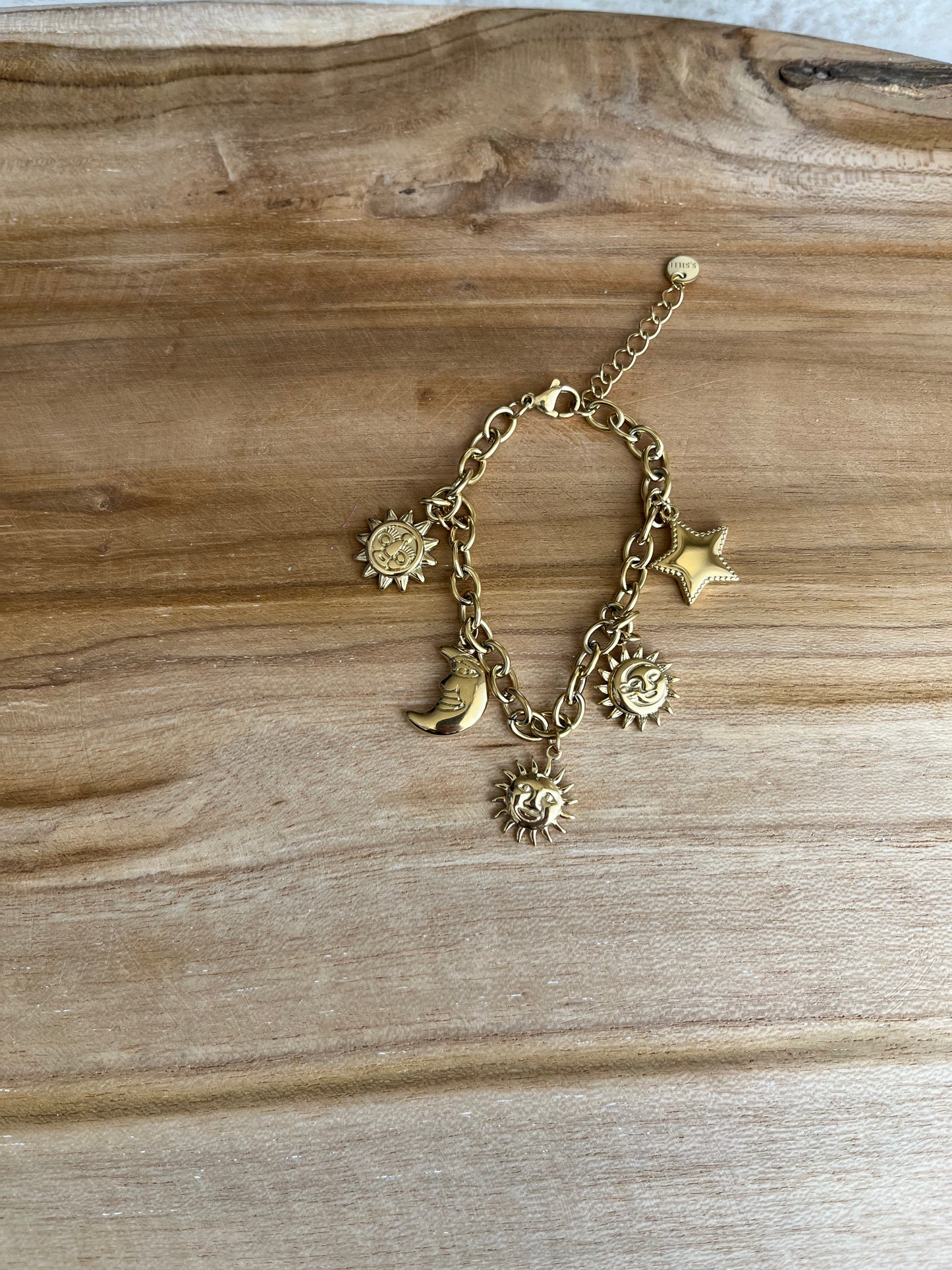 Bracelet SUNNY acier inoxydable doré