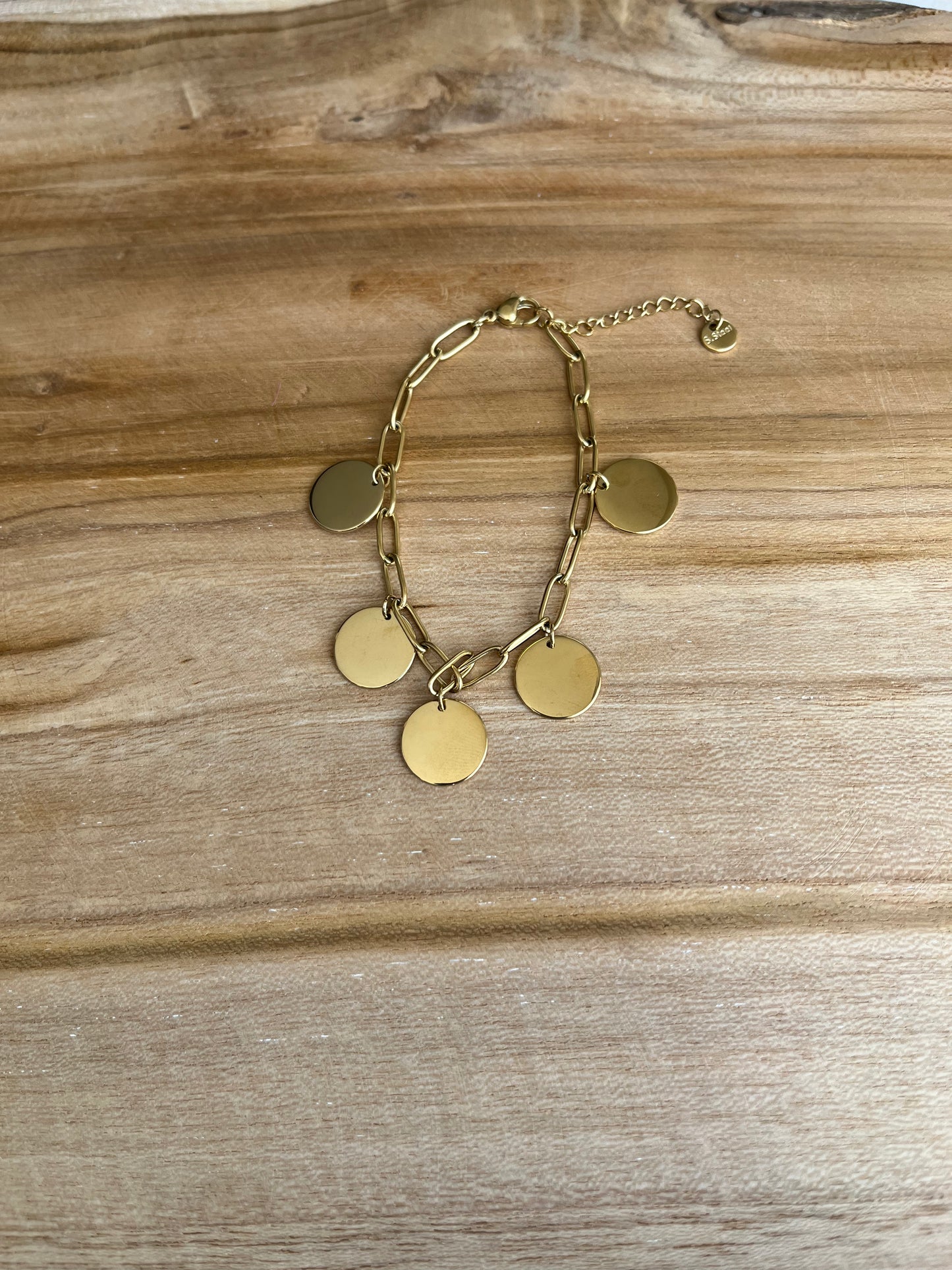 Bracelet THEA acier inoxydable argenté ou doré