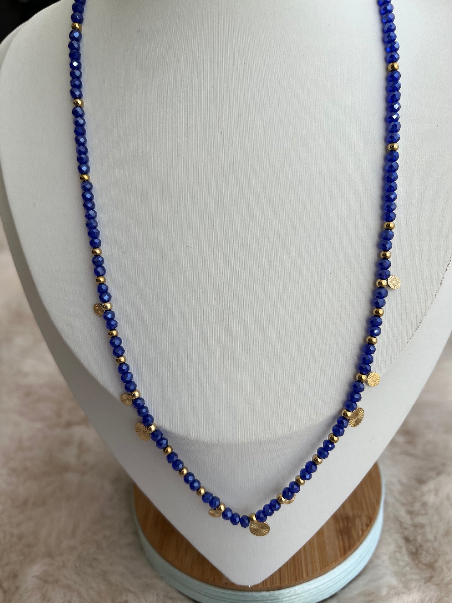 Collier ALOHA doré acier inoxydable ( couleurs au choix)