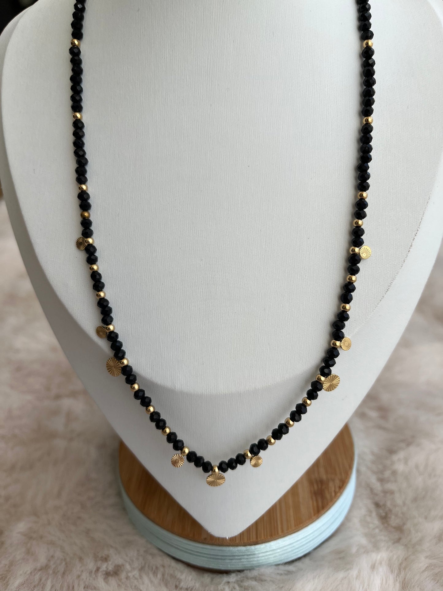 Collier ALOHA doré acier inoxydable ( couleurs au choix)