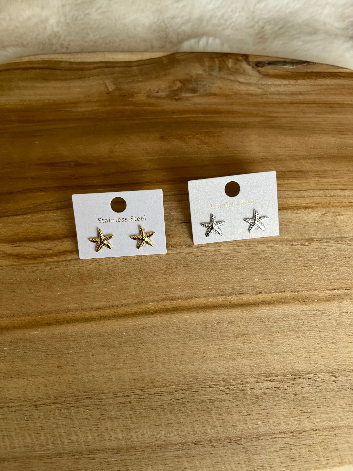 Boucles d’oreilles étoile de mer