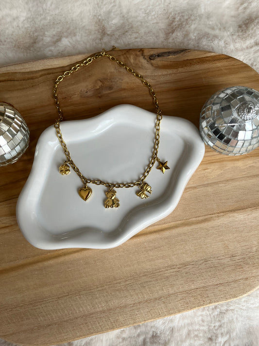 Collier LANA acier inoxydable doré