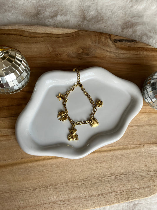 Bracelet Lana acier inoxydable doré