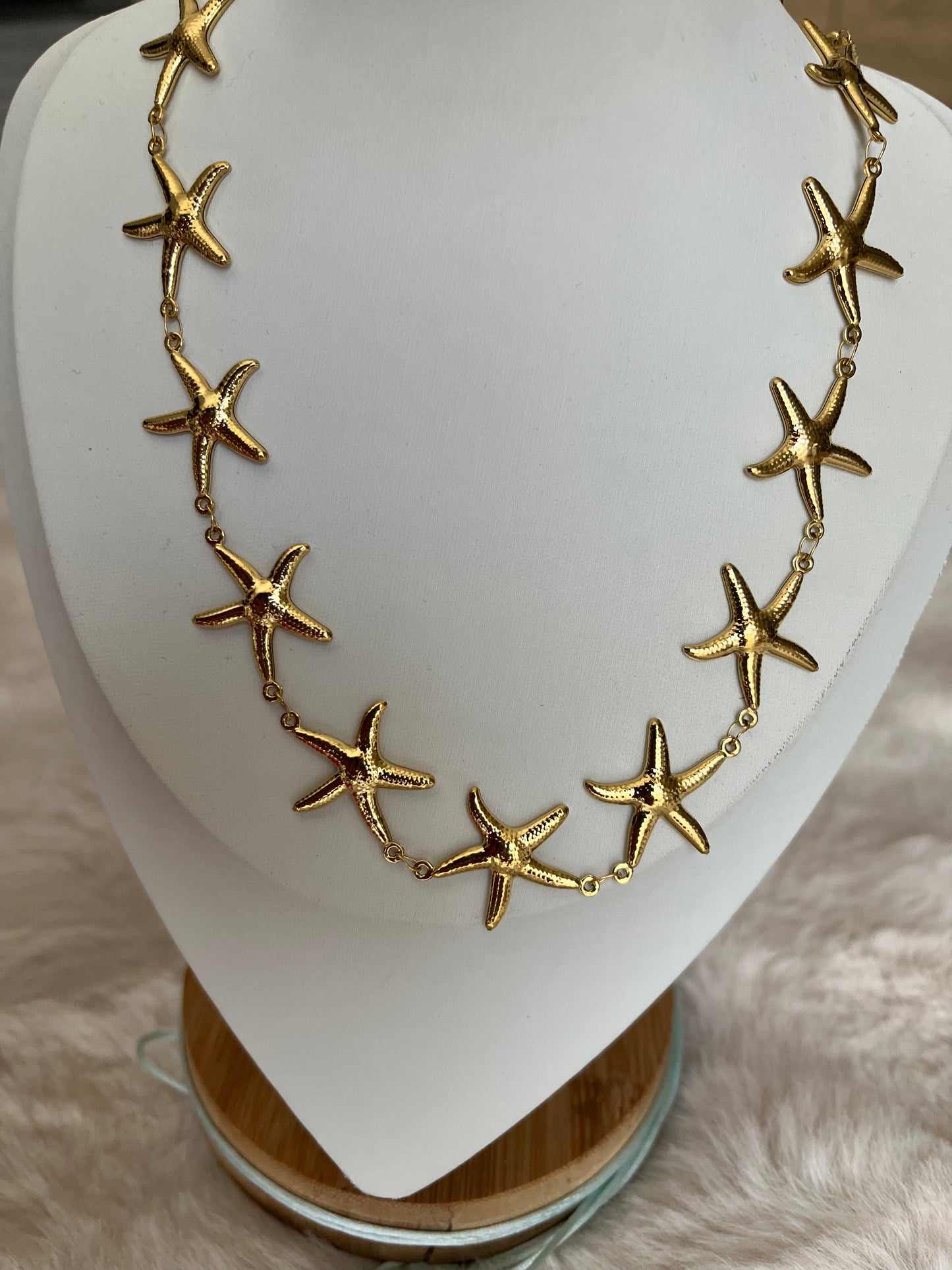 Collier BAYA acier inoxydable doré/ argenté