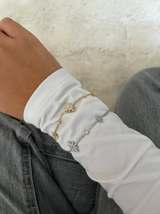 Bracelet baby Nena acier inoxydable argenté ou doré