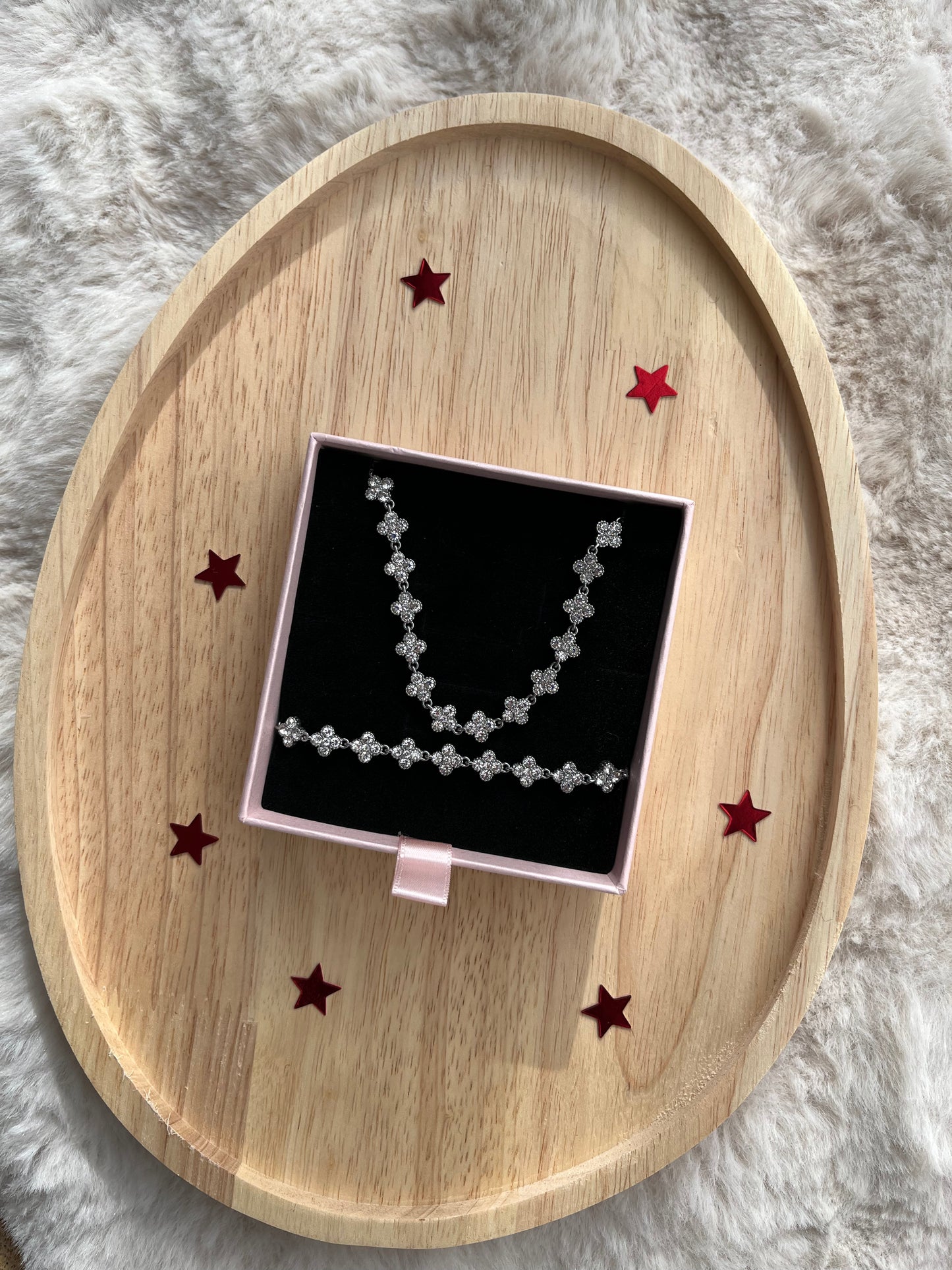 Coffret de Noël IRRÉSISTIBLE acier inoxydable argenté ou doré