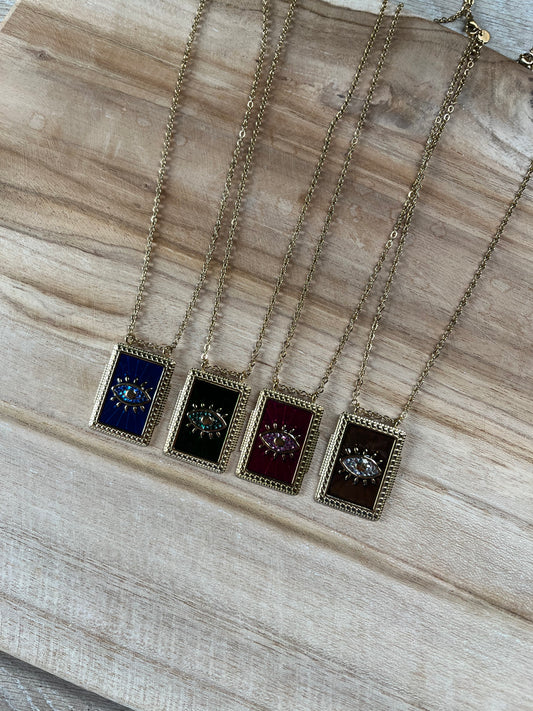 Collier EYES ( couleurs au choix )