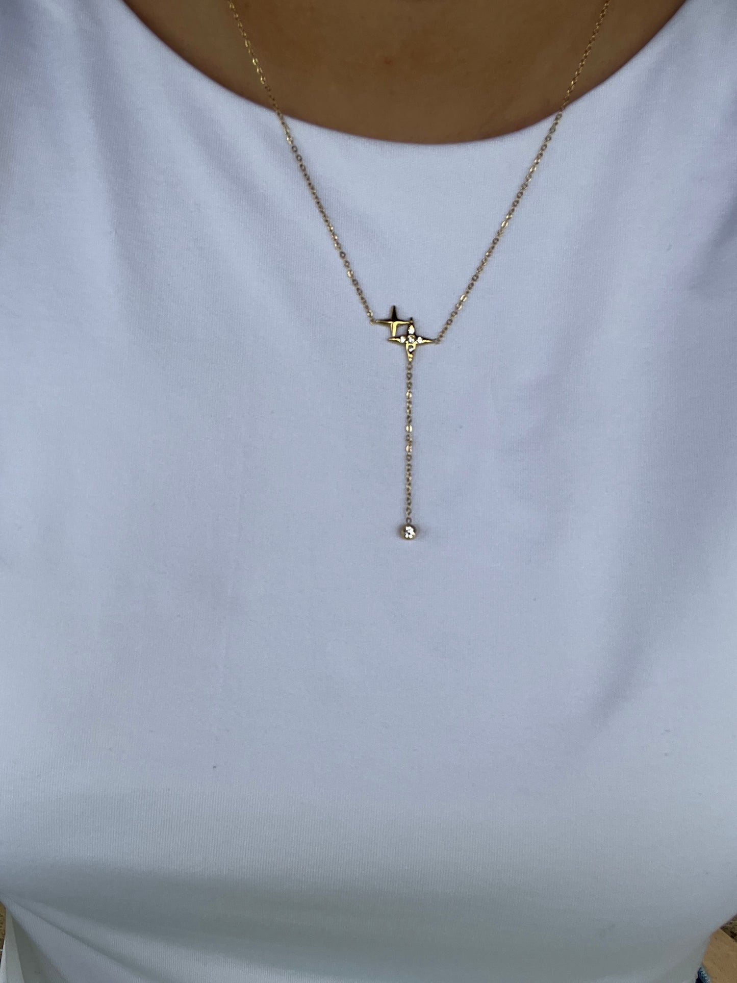 Collier TESSA acier inoxydable argenté ou doré