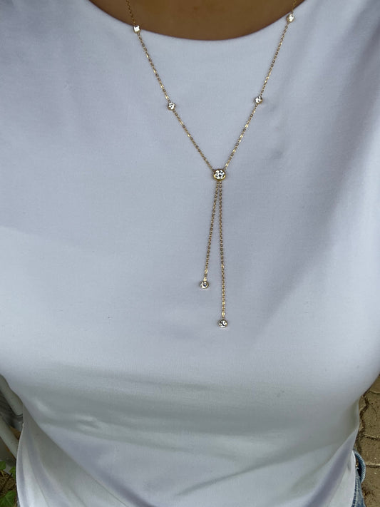 Collier AINA acier inoxydable doré ou argenté