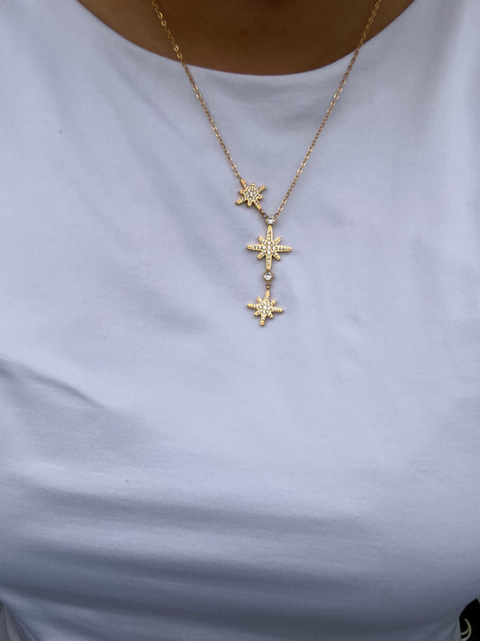 Collier Nena acier inoxydable argenté oh doré