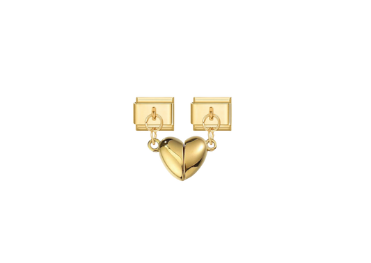 Charms cœur doré