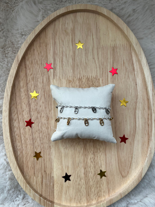 Bracelet ORIA acier inoxydable argenté ou doré