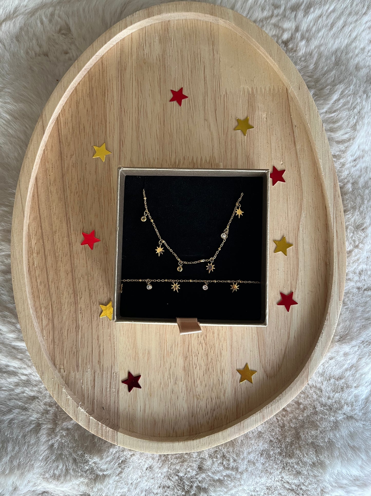 Coffret STAR acier inoxydable argenté ou doré