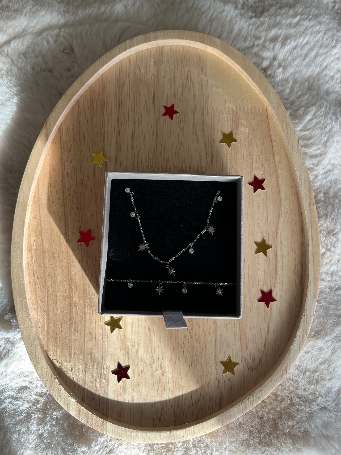 Coffret STAR acier inoxydable argenté ou doré