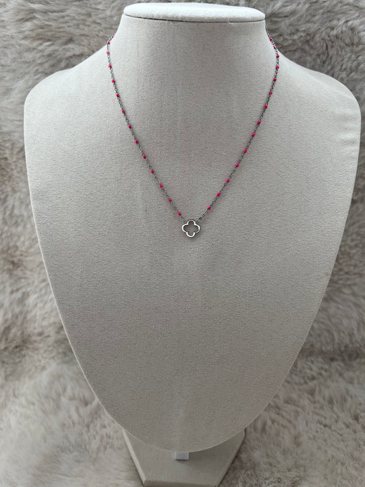 Collier Anaïs acier inoxydable argenté ou doré