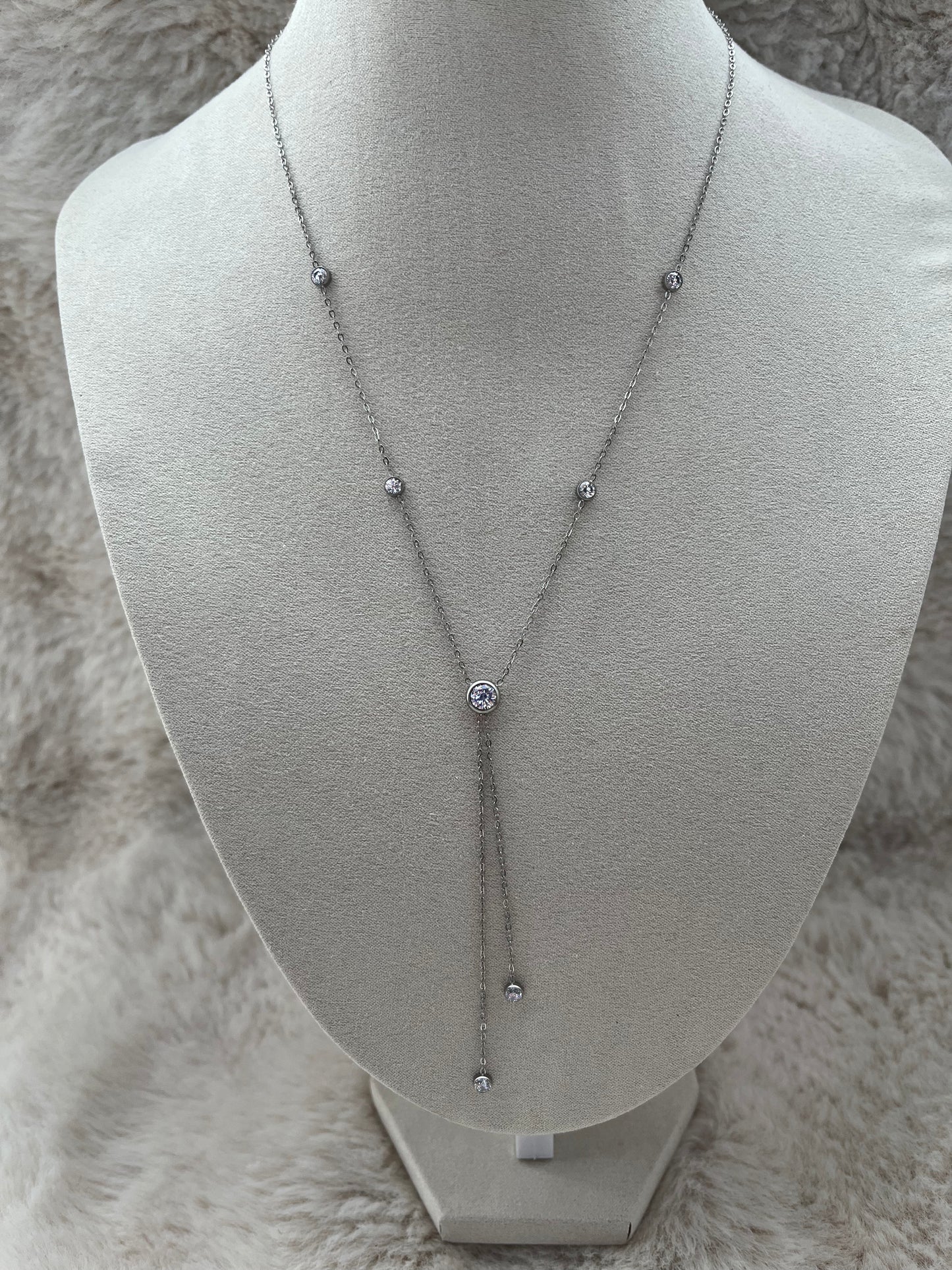 Collier AINA acier inoxydable doré ou argenté