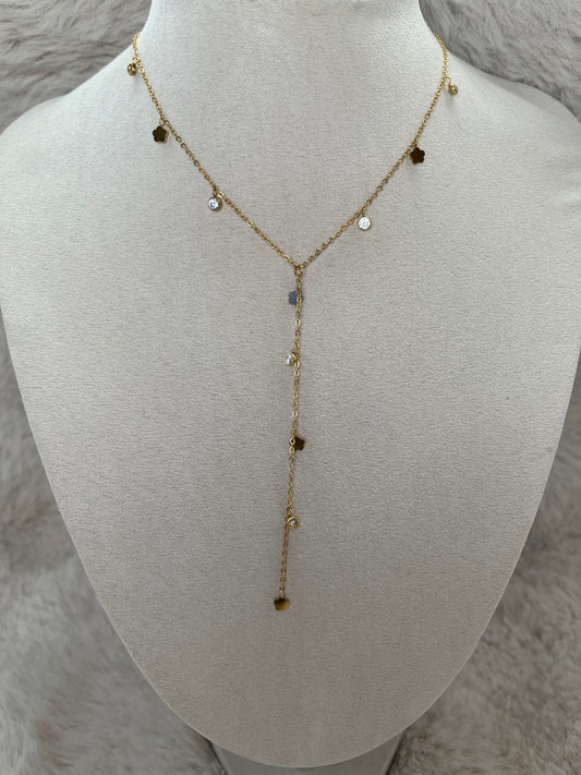 Collier VAIANA acier inoxydable doré