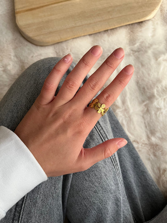 Bague fleur