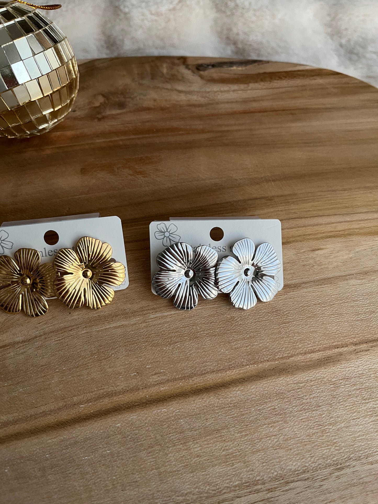 Boucles d’oreilles fleur