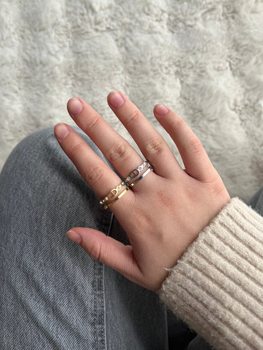 Bague LOLITA acier inoxydable