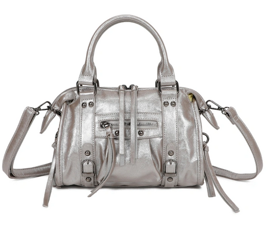 PRECOMMANDE Sac à main métallisé ARGENT