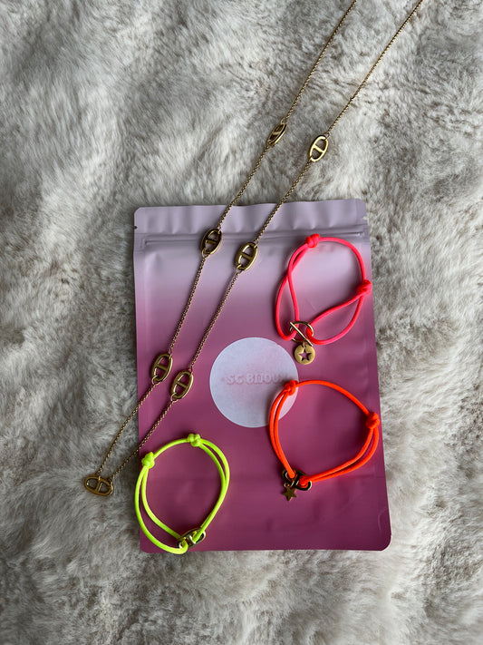 STARTER PACK 1  DORÉ acier inoxydable 4 bijoux