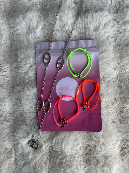 STARTER PACK 2 ARGENTÉ acier inoxydable