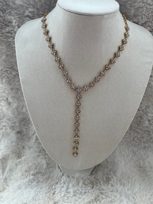 Collier Y IRRESISTIBLE ( choix de la couleur ) acier inoxydable