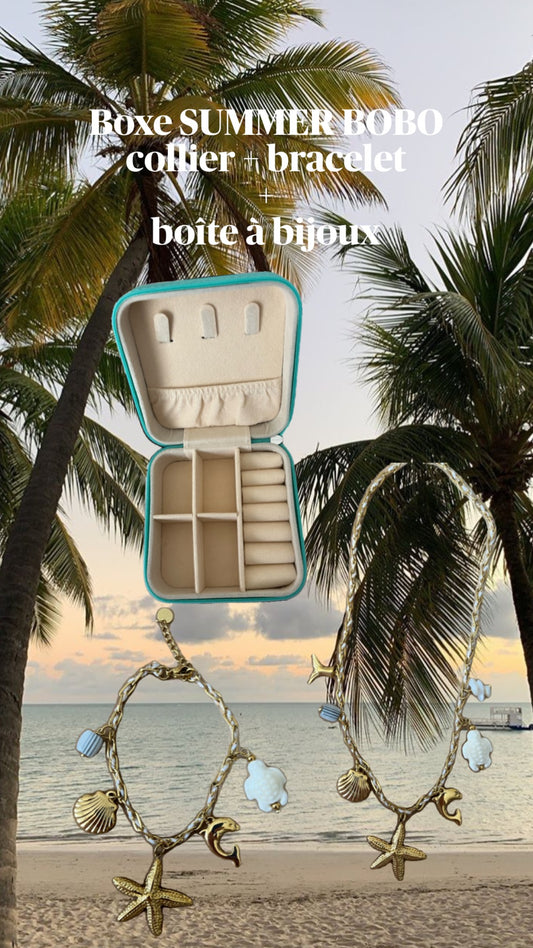 BOXE SUMMER BOBO DORÉ ACIER INOXYDABLE