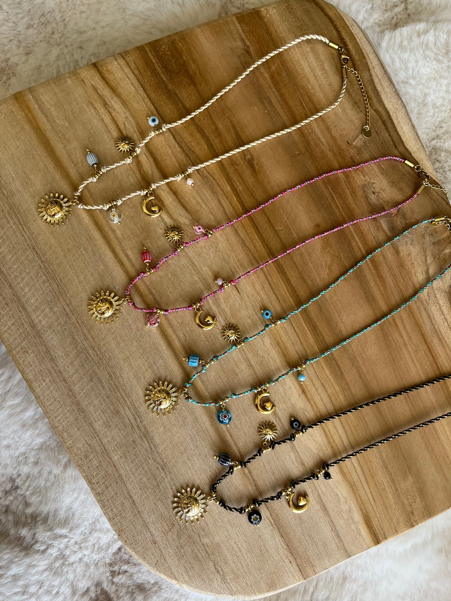 Collier SUMMER doré acier inoxydable