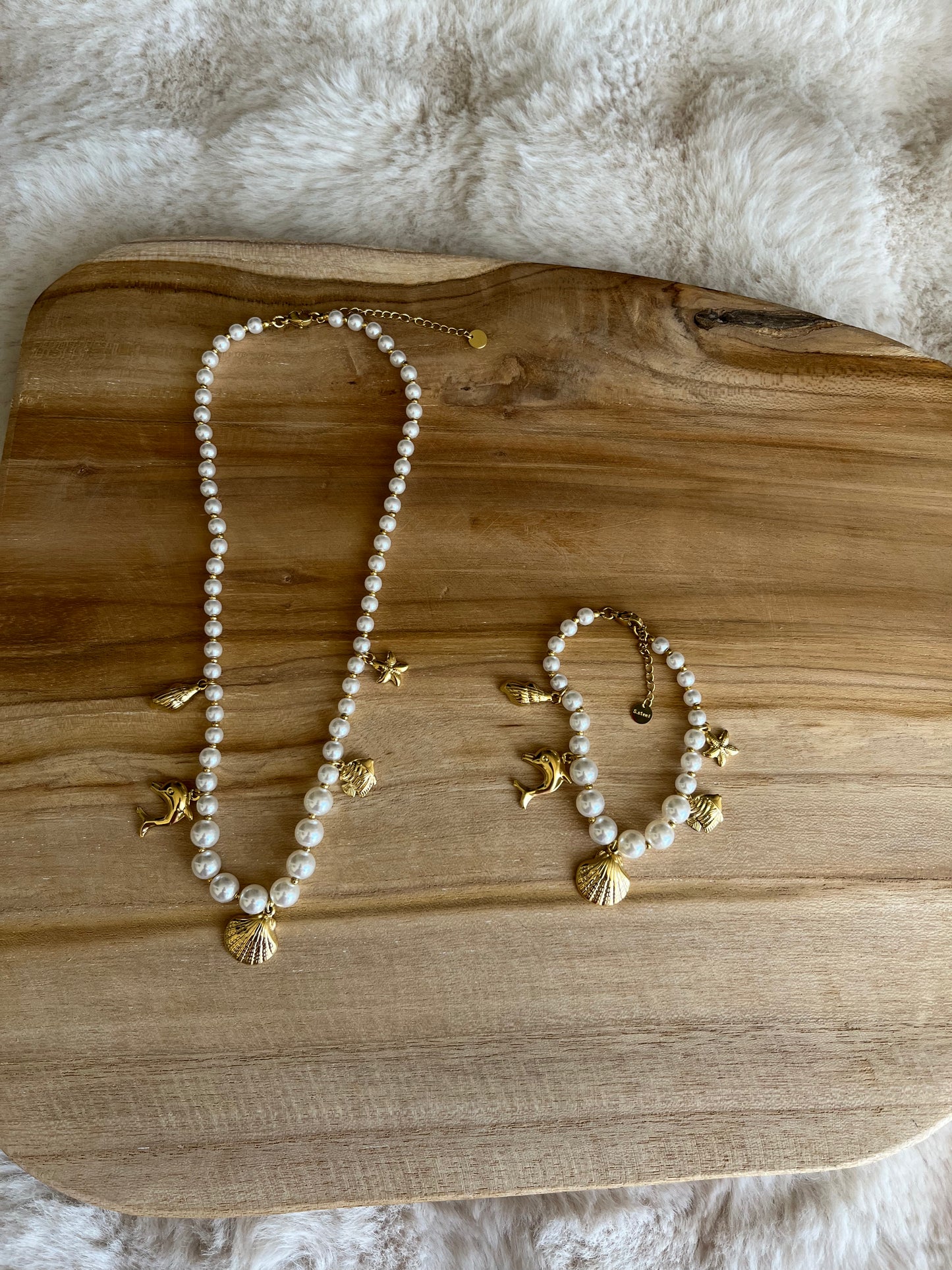 Collier ou bracelet ALMA acier inoxydable
