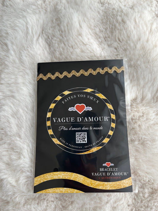 Bracelet vague d’amour 🌊 doré