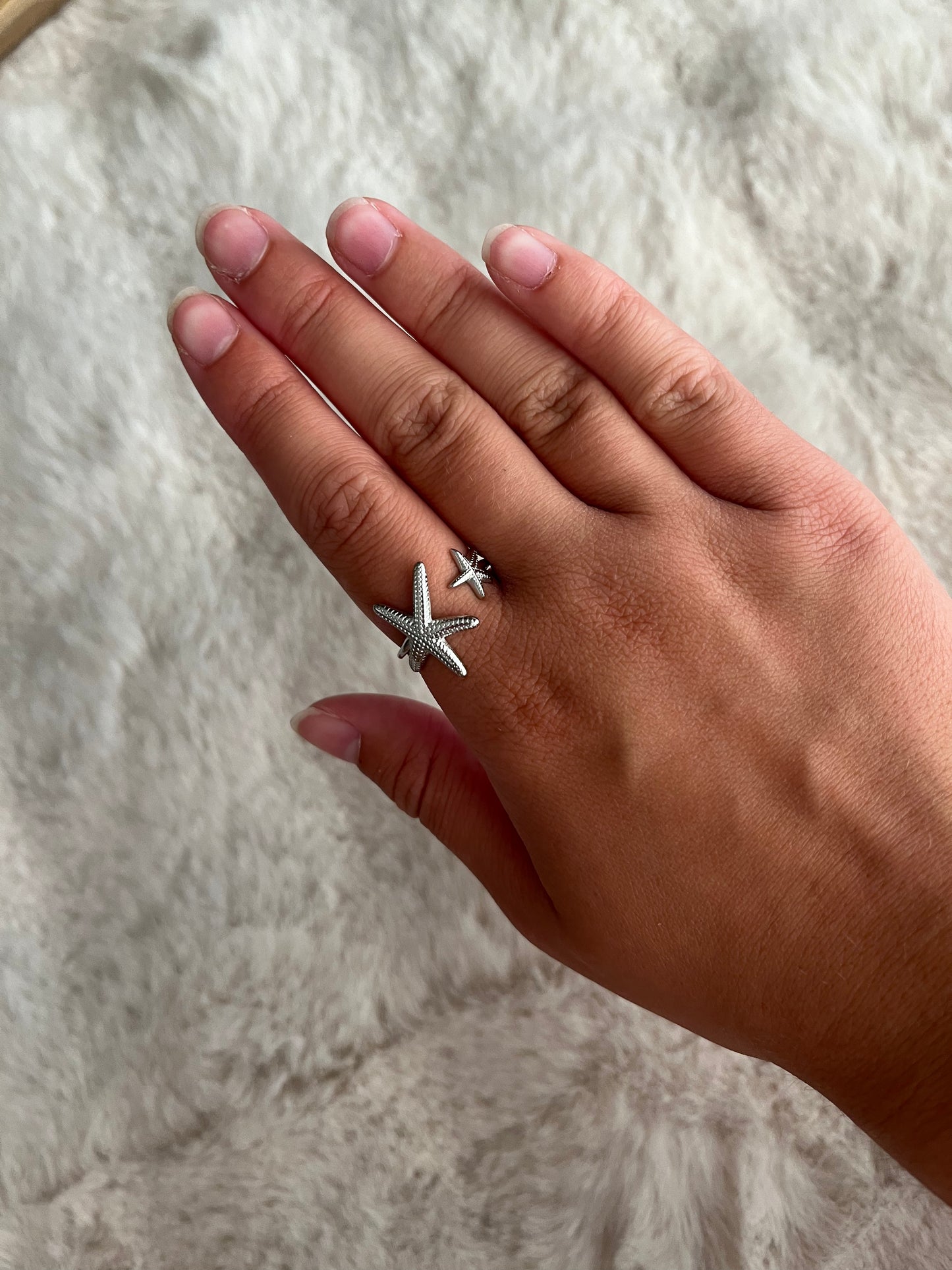 Bague BALI doré/ argenté acier inoxydable
