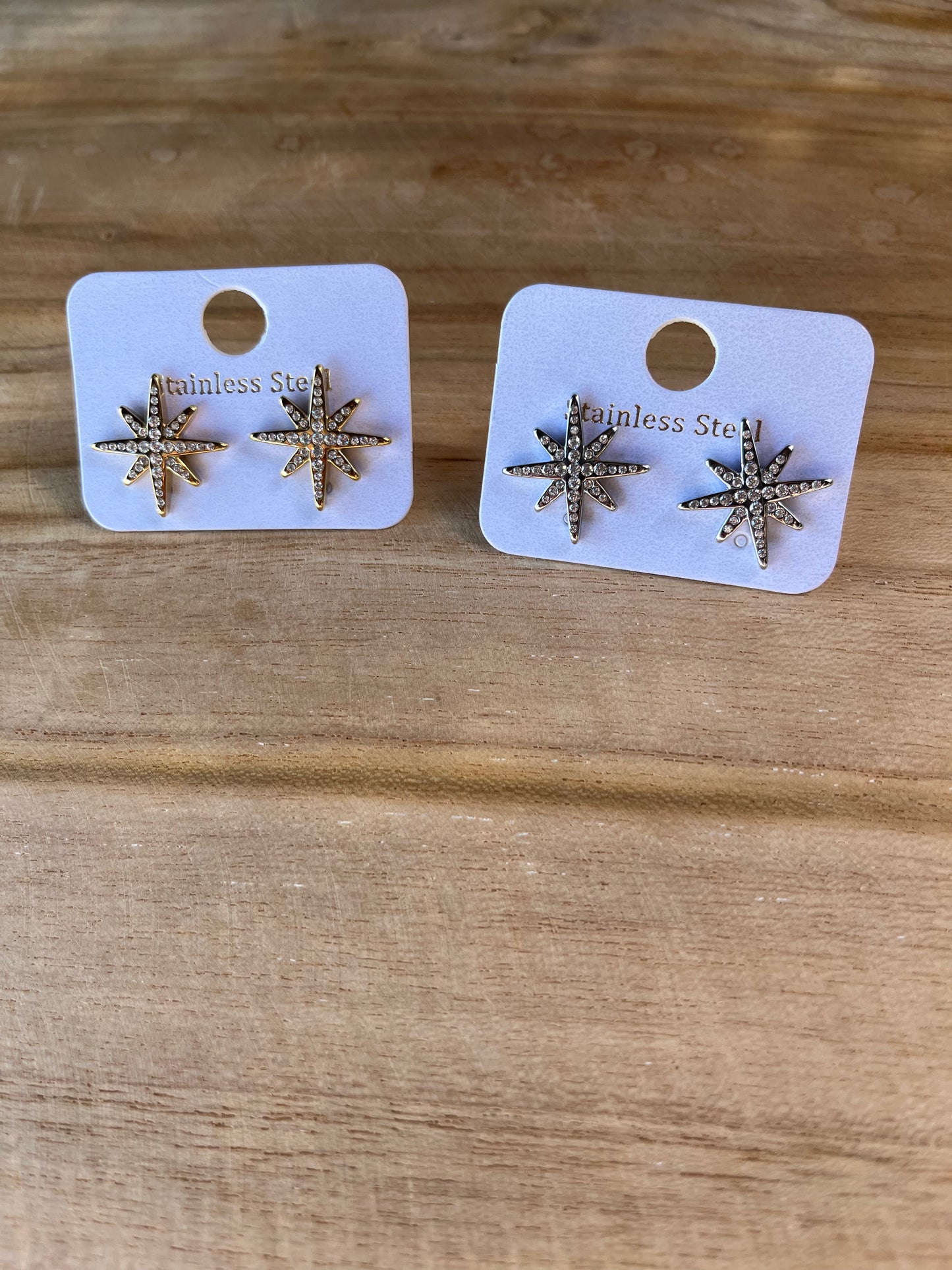 Boucles d’oreilles Elaya acier inoxydable doré/ argenté